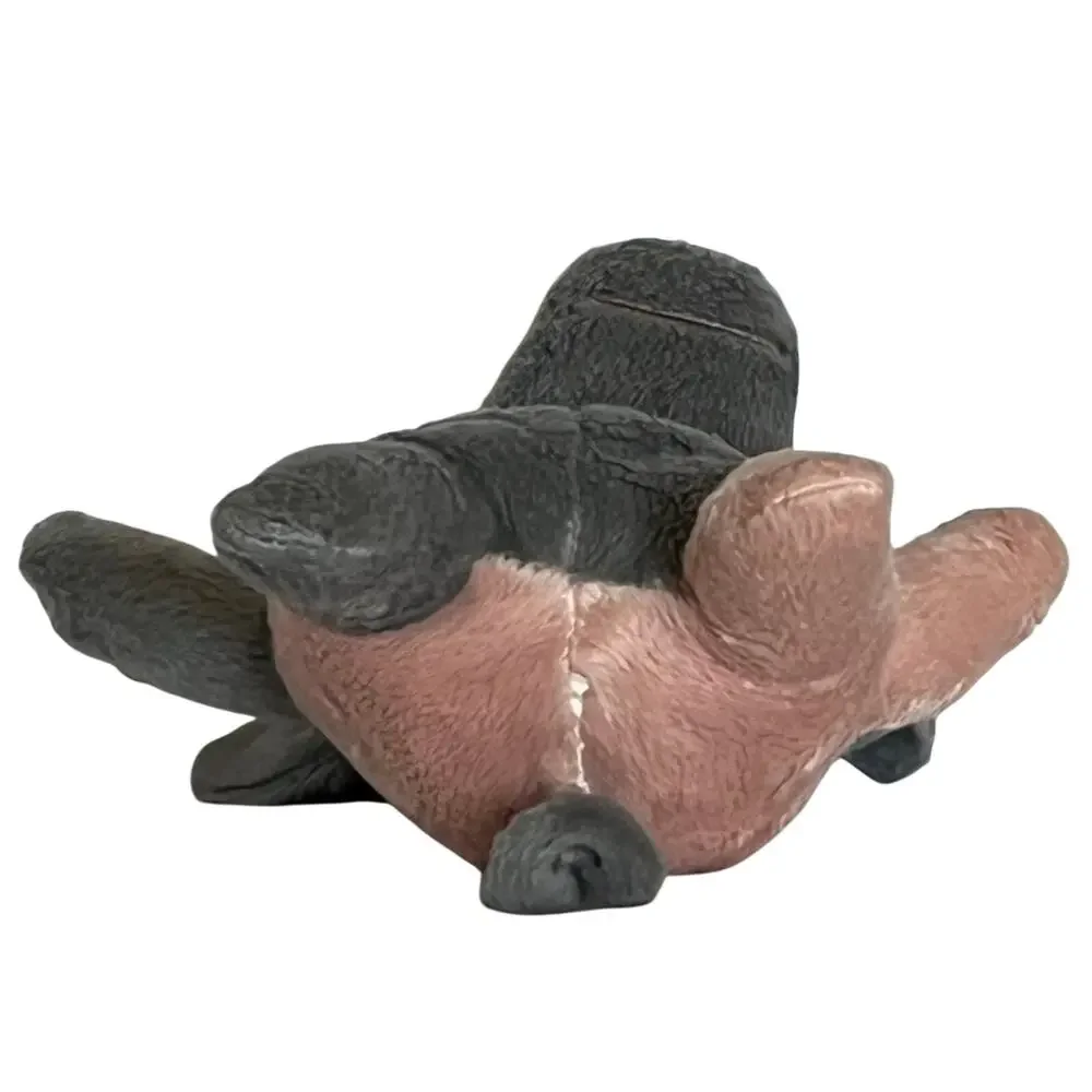 Gray Pink Non Free-Standing Piglet Plush Small Size